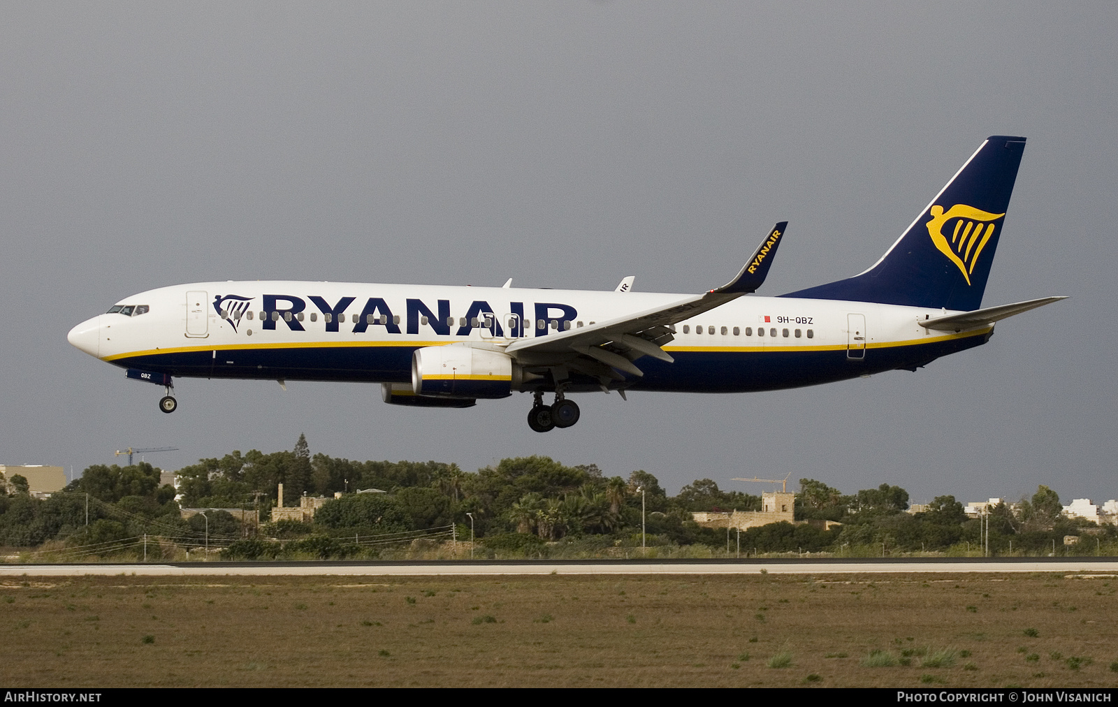 Aircraft Photo of 9H-QBZ | Boeing 737-8AS | Ryanair | AirHistory.net #489184