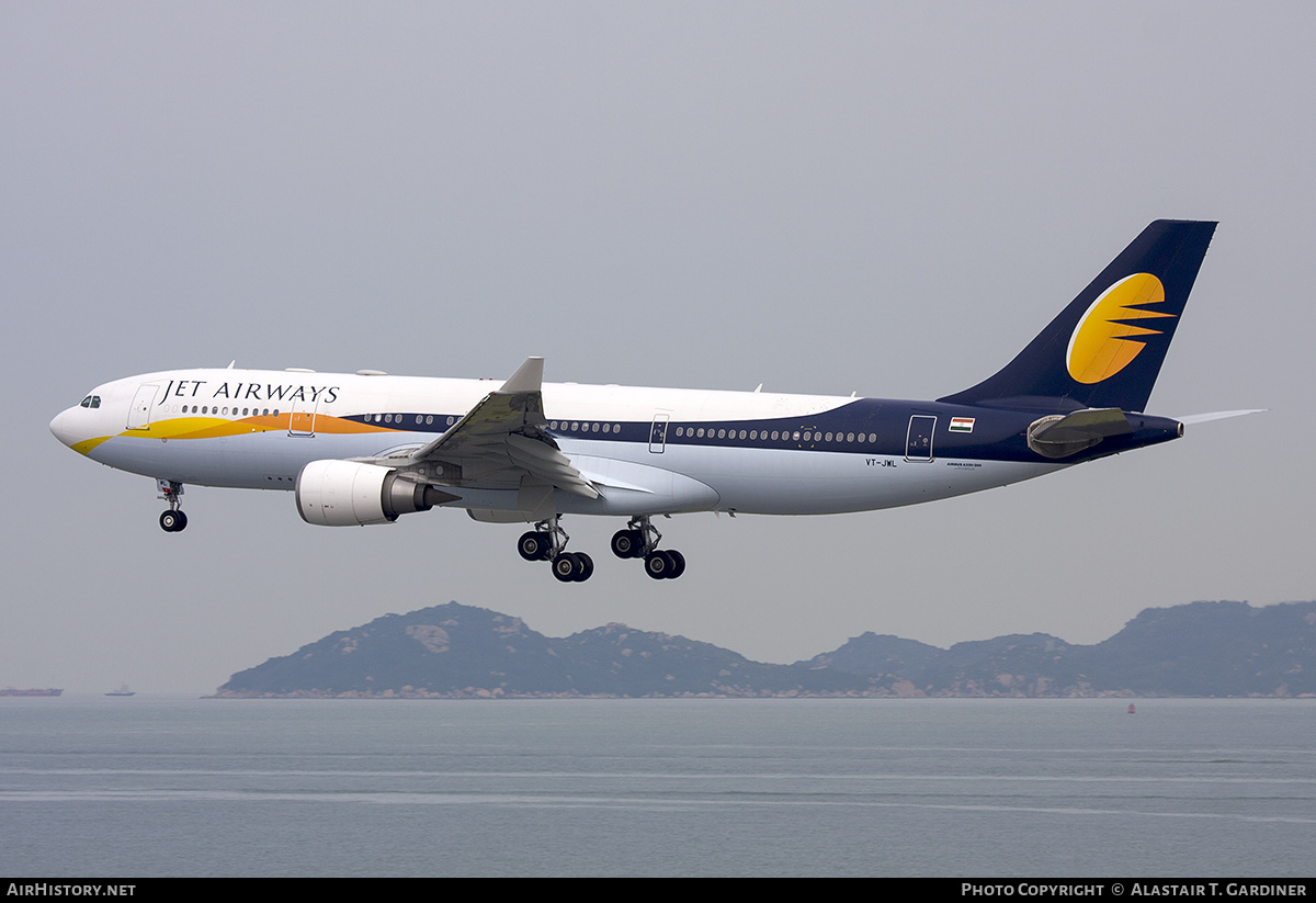 Aircraft Photo of VT-JWL | Airbus A330-202 | Jet Airways | AirHistory.net #489188