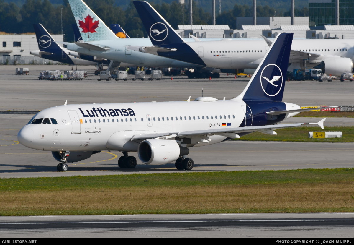Aircraft Photo of D-AIBK | Airbus A319-112 | Lufthansa | AirHistory.net #489214
