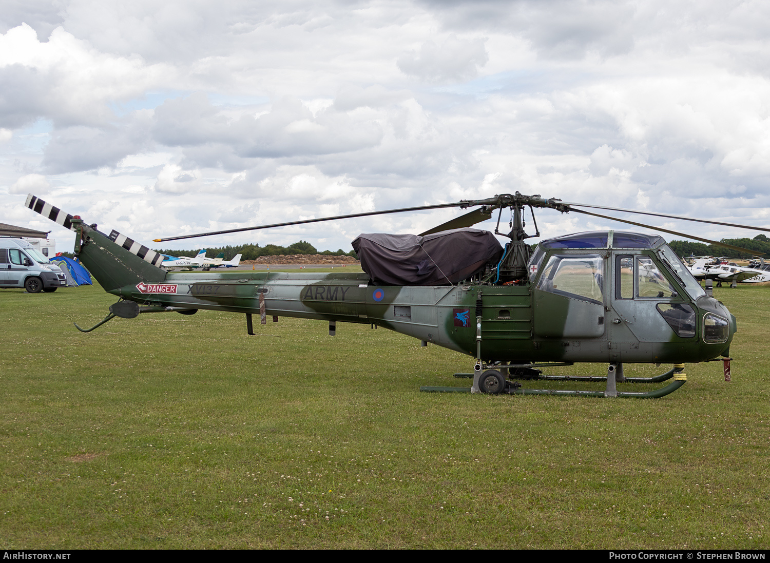 Aircraft Photo of G-CRUM / XV137 | Westland Scout AH1 (P-531-2) | AirHistory.net #489223