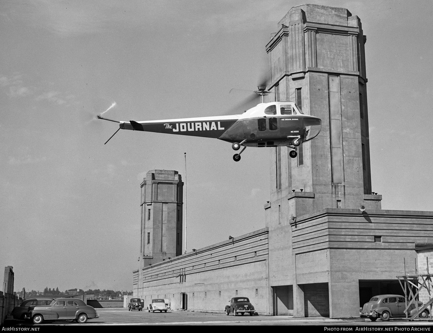 Aircraft Photo of NC105B | Bell 47B | The Oregon Journal | AirHistory.net #489245