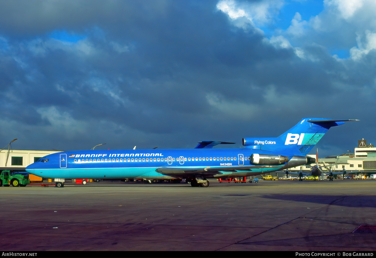 Aircraft Photo of N434BN | Boeing 727-227/Adv | Braniff International Airways | AirHistory.net #489250
