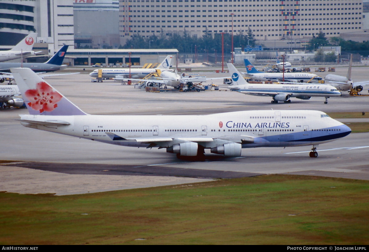 Aircraft Photo of B-162 | Boeing 747-409 | China Airlines | AirHistory.net #489271