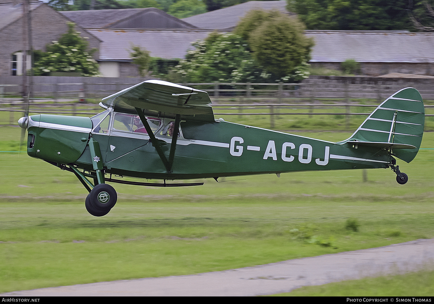 Aircraft Photo of G-ACOJ | De Havilland D.H. 85 Leopard Moth | AirHistory.net #489292