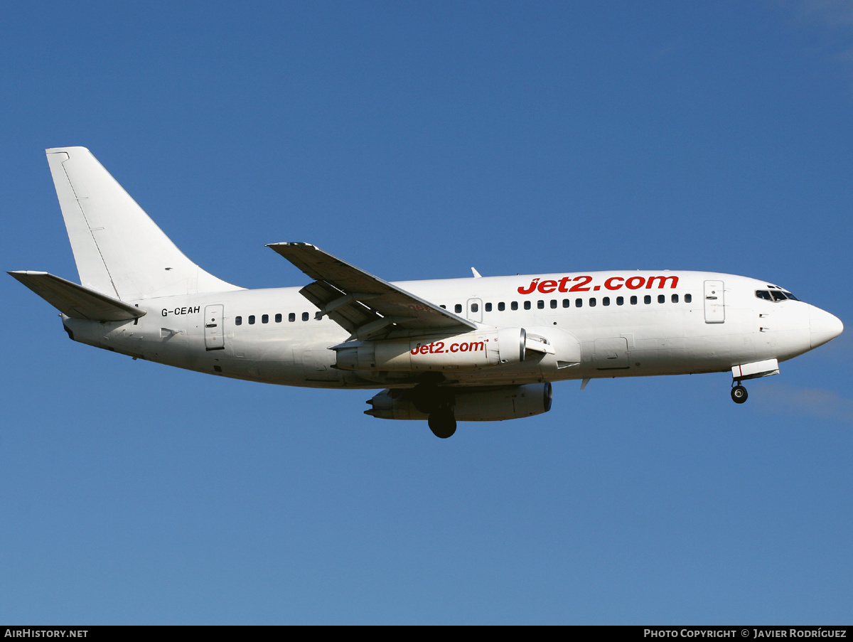 Aircraft Photo of G-CEAH | Boeing 737-229/Adv | Jet2 | AirHistory.net #489333
