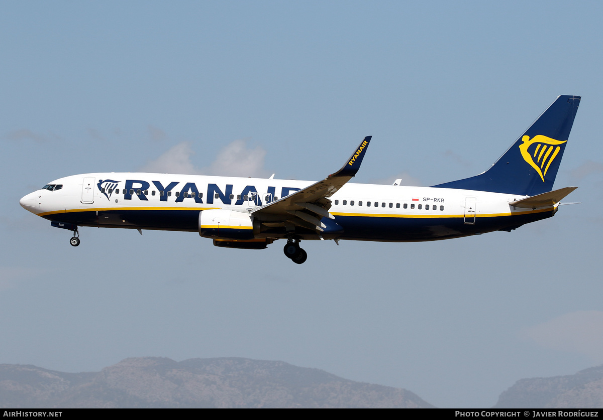 Aircraft Photo of SP-RKR | Boeing 737-8AS | Ryanair | AirHistory.net #489334