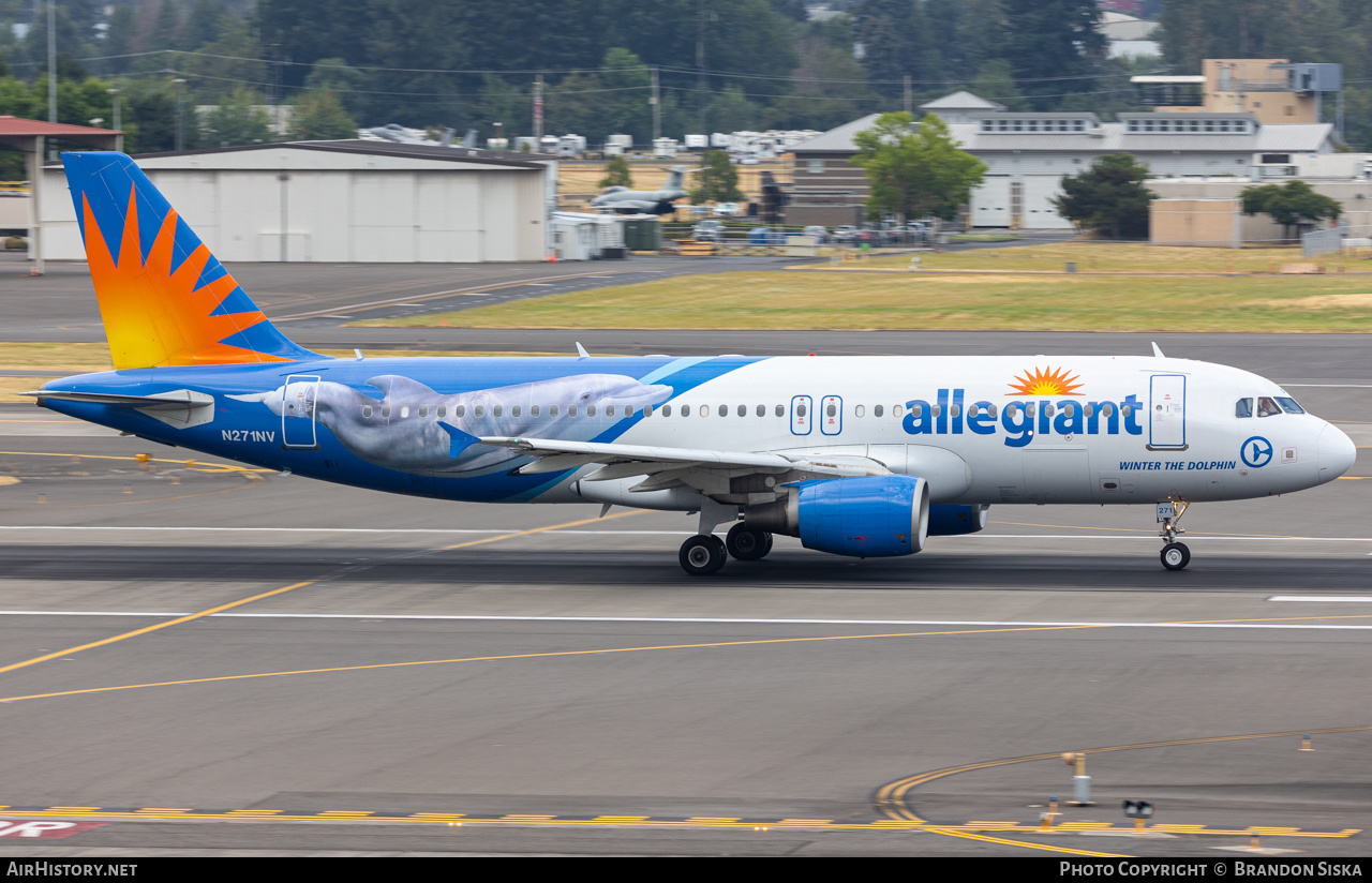 Aircraft Photo of N271NV | Airbus A320-214 | Allegiant Air | AirHistory.net #489341