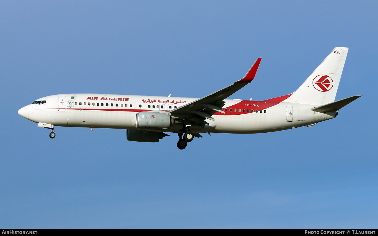 Aircraft Photo of 7T-VKK | Boeing 737-8D6 | Air Algérie | AirHistory.net #489346