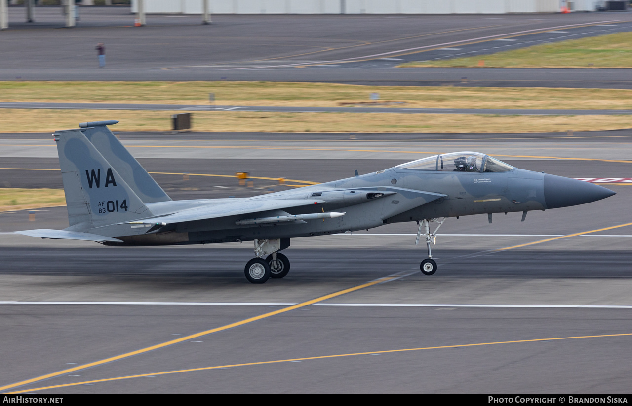 Aircraft Photo of 83-0014 / AF83-014 | McDonnell Douglas F-15C Eagle | USA - Air Force | AirHistory.net #489350