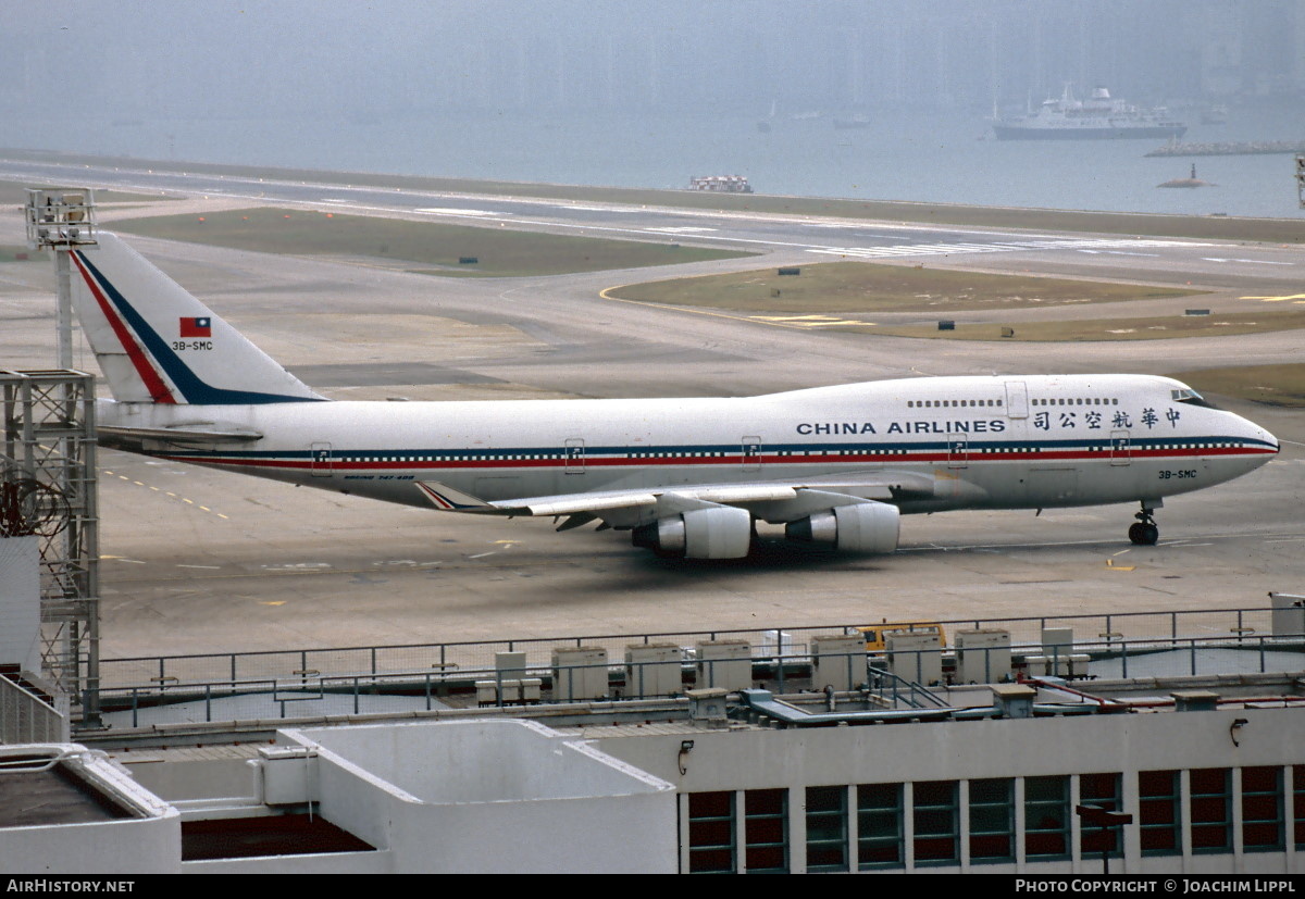 Aircraft Photo of 3B-SMC | Boeing 747-412 | China Airlines | AirHistory.net #489355