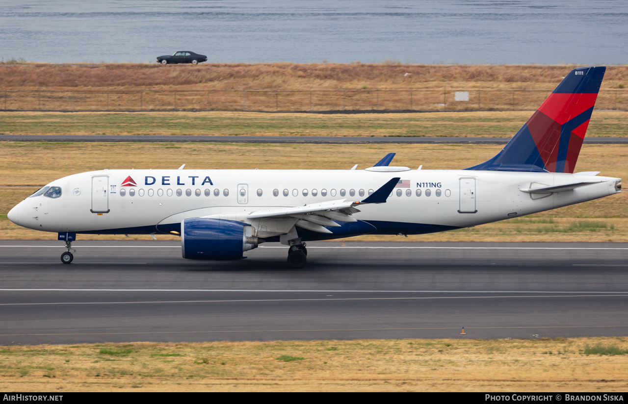 Aircraft Photo of N111NG | Airbus A220-171 (BD-500-1A10) | Delta Air Lines | AirHistory.net #489357