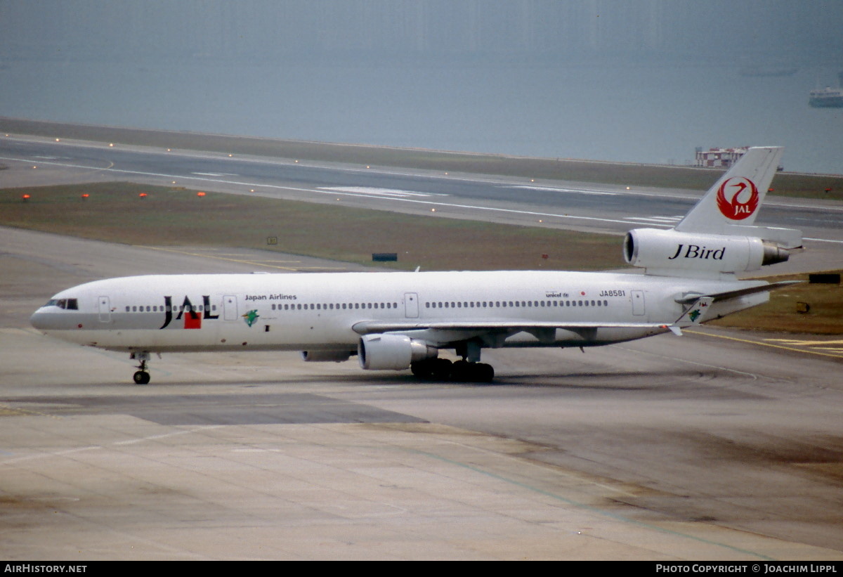 Aircraft Photo of JA8581 | McDonnell Douglas MD-11 | Japan Airlines - JAL | AirHistory.net #489382