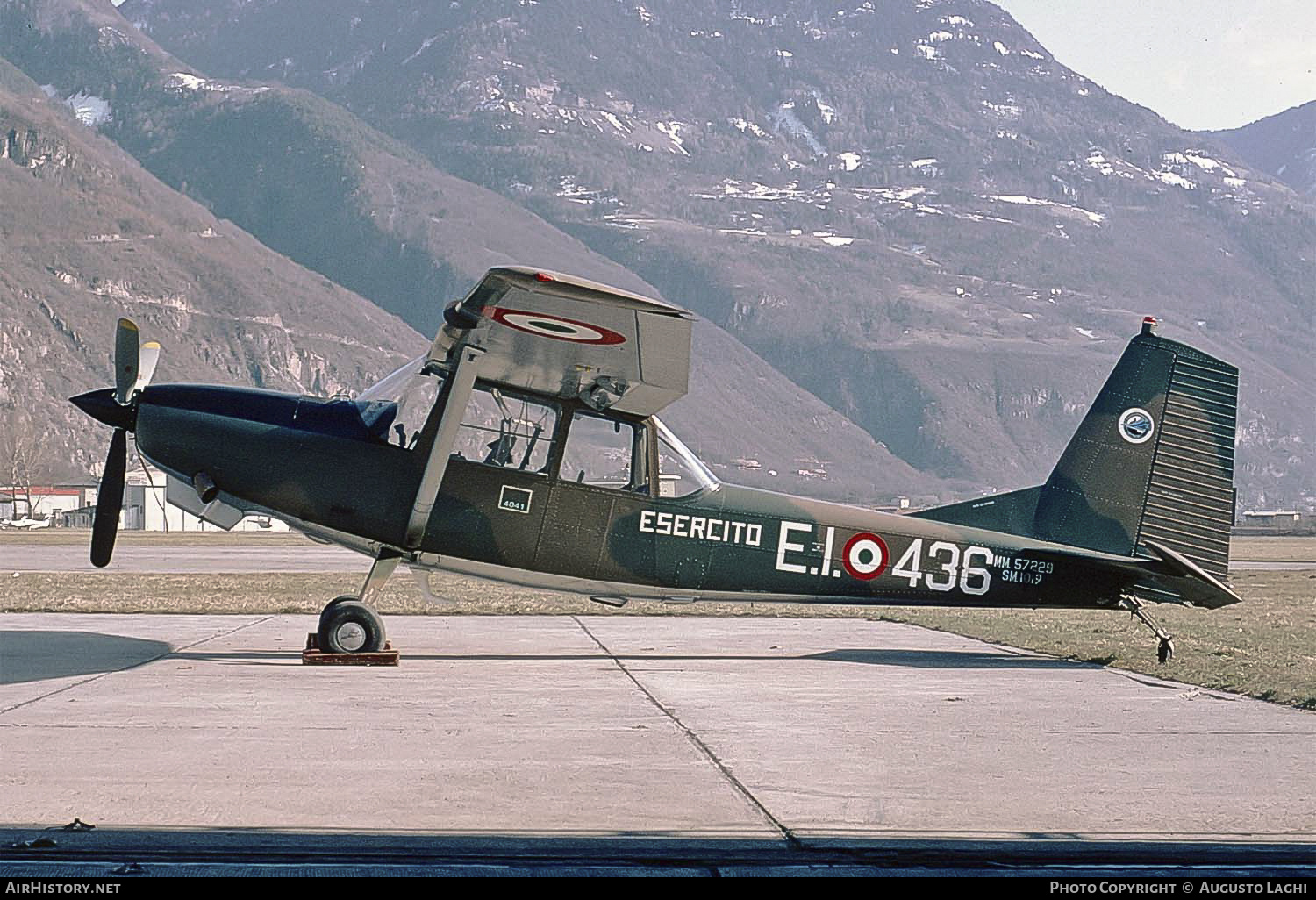 Aircraft Photo of MM57229 | SIAI-Marchetti SM-1019A | Italy - Army | AirHistory.net #489394