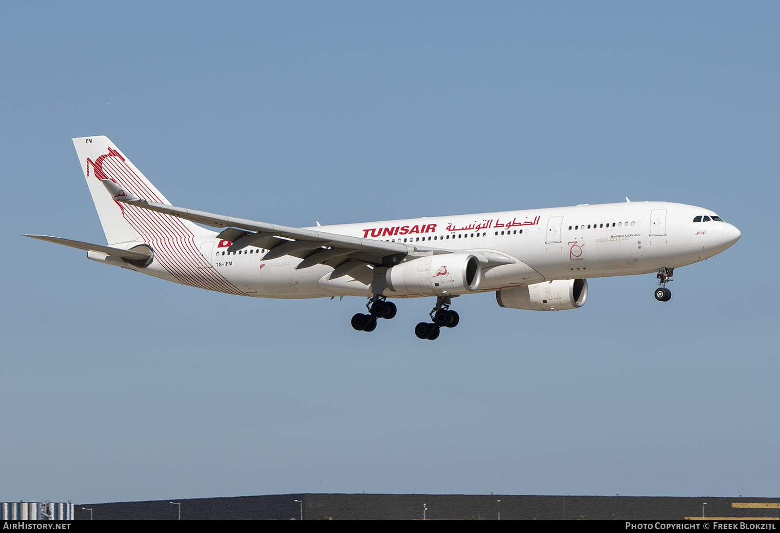 Aircraft Photo of TS-IFM | Airbus A330-243 | Tunisair | AirHistory.net #489399