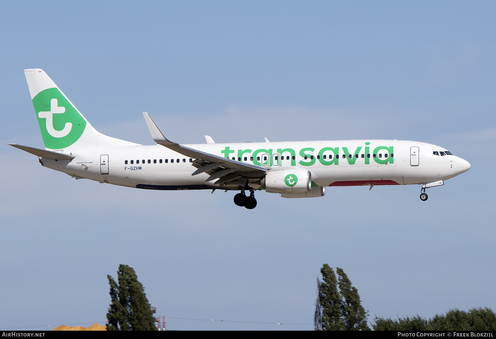 Aircraft Photo of F-GZHM | Boeing 737-8K2 | Transavia | AirHistory.net #489409