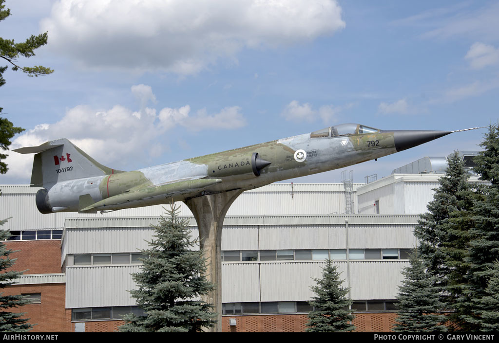 Aircraft Photo of 104792 | Lockheed CF-104 Starfighter | Canada - Air Force | AirHistory.net #489428