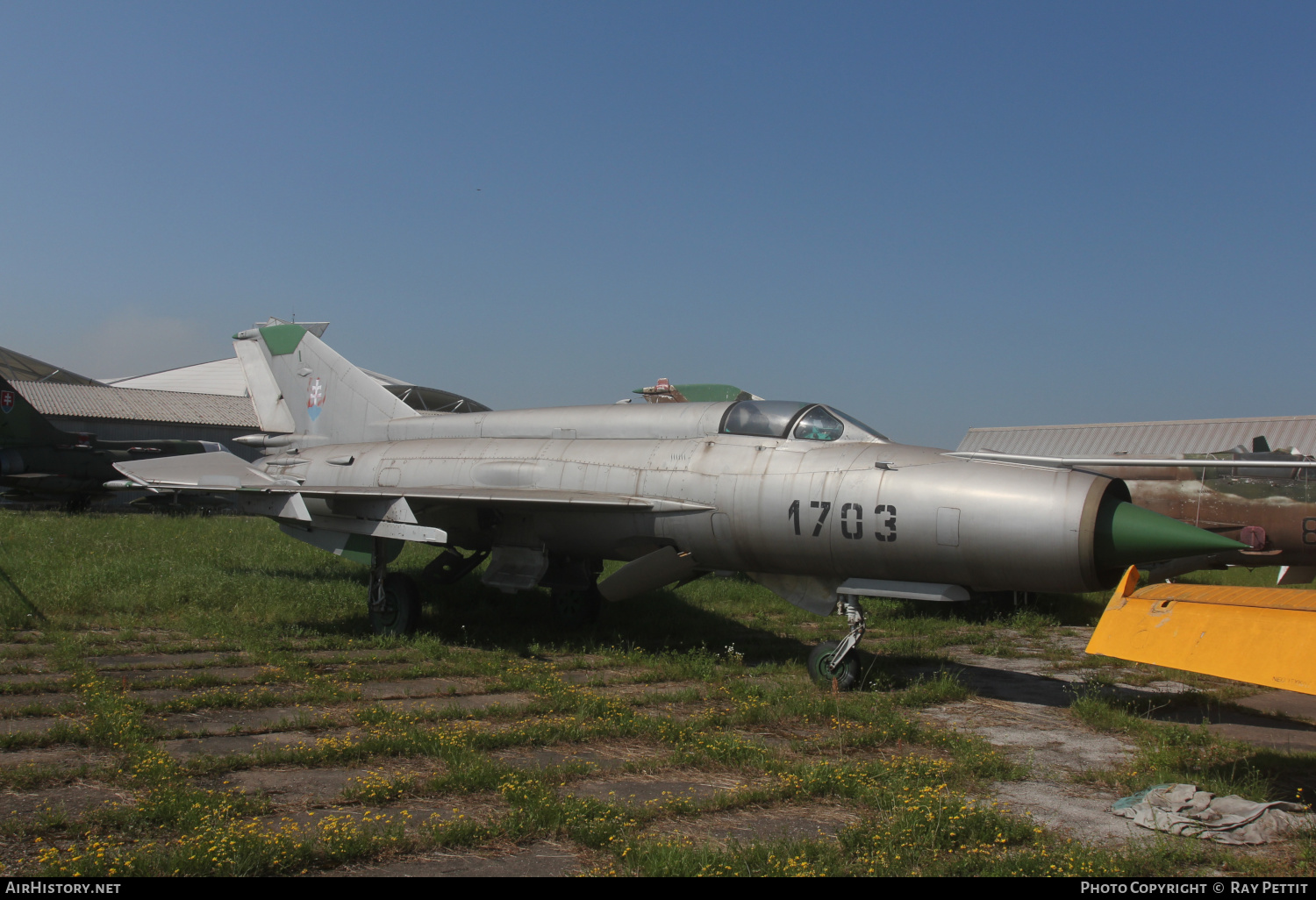 Aircraft Photo of 1703 | Mikoyan-Gurevich MiG-21R | Slovakia - Air Force | AirHistory.net #489447