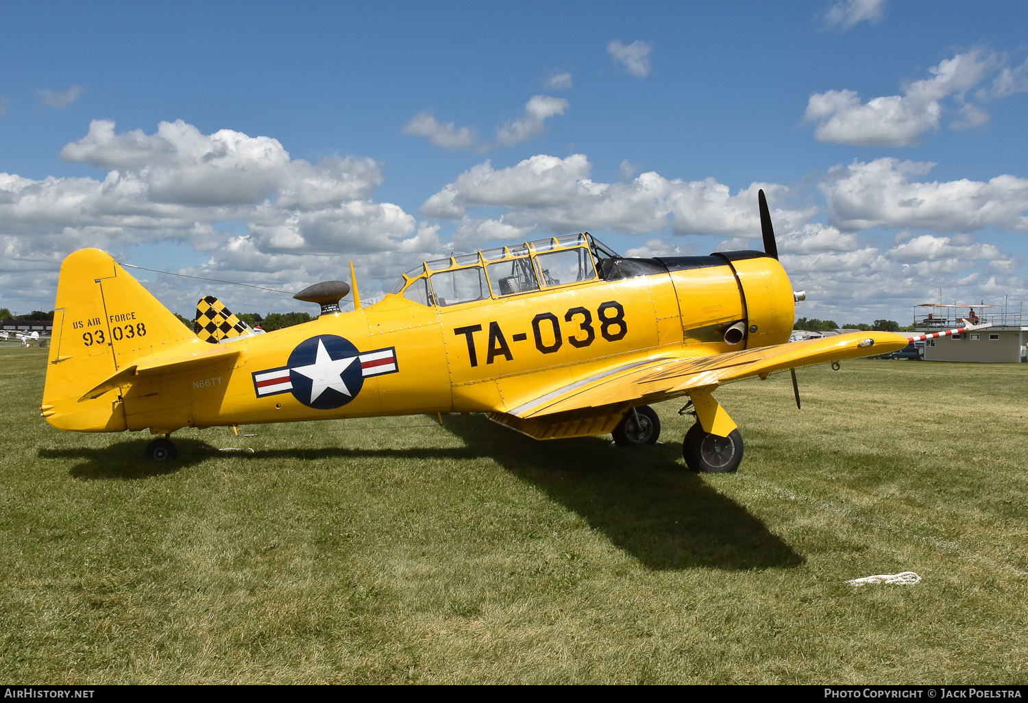 Aircraft Photo of N66TY / 93038 | North American T-6G Texan | USA - Air Force | AirHistory.net #489539