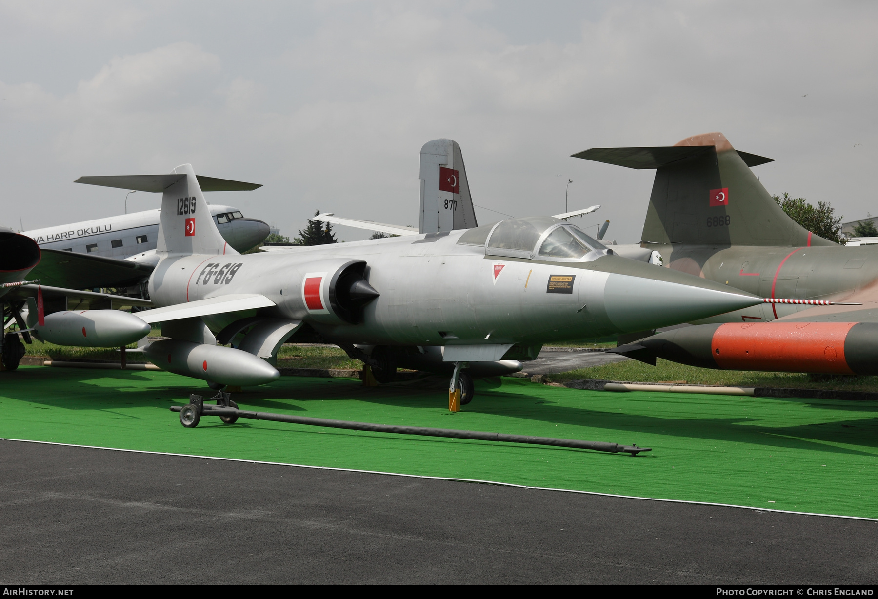 Aircraft Photo of 12619 | Lockheed F-104G Starfighter | Turkey - Air Force | AirHistory.net #489541