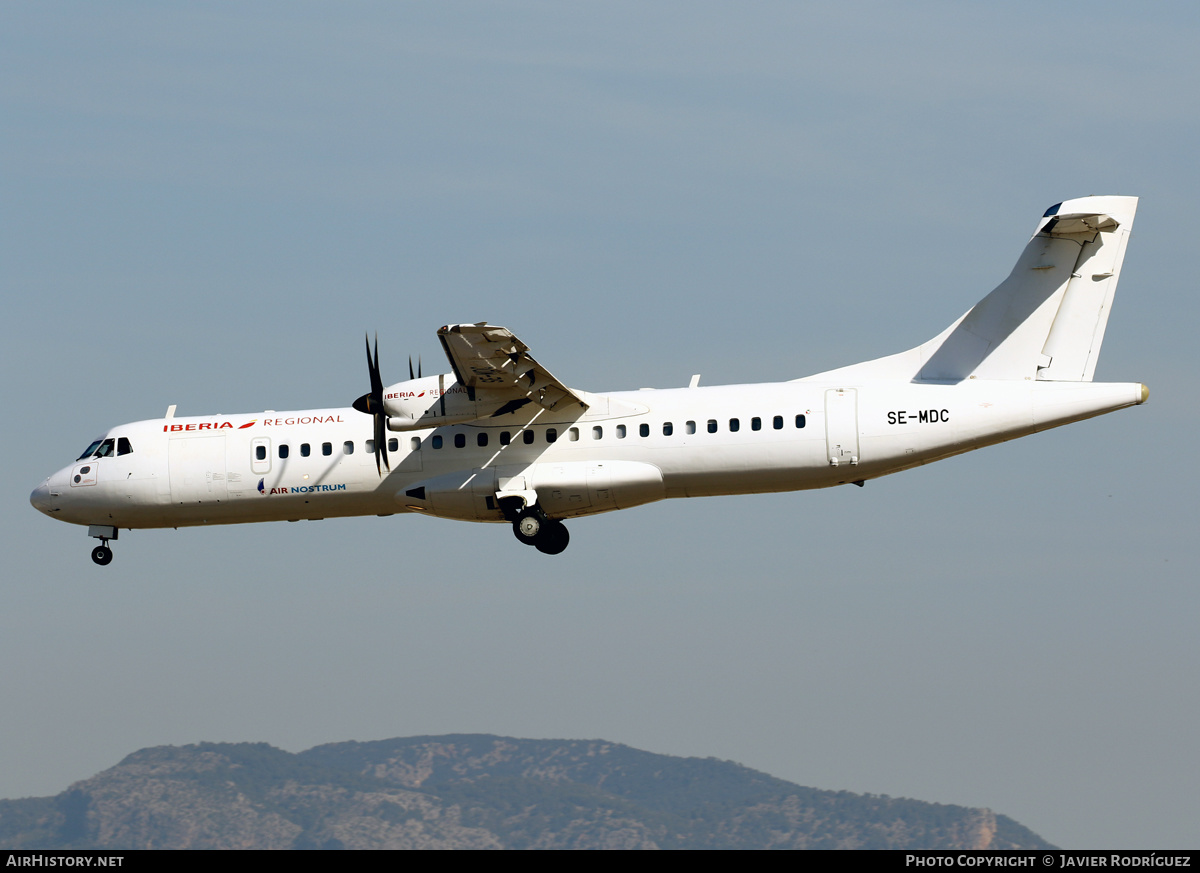 Aircraft Photo of SE-MDC | ATR ATR-72-500 (ATR-72-212A) | Iberia Regional | AirHistory.net #489568