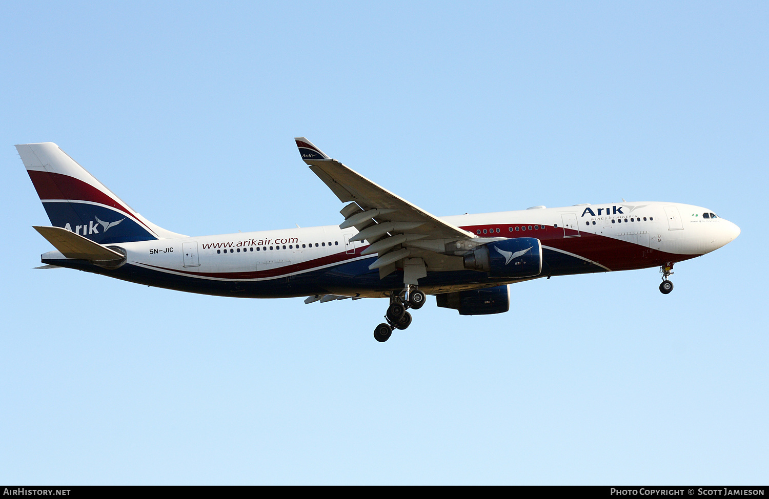 Aircraft Photo of 5N-JIC | Airbus A330-223 | Arik Air | AirHistory.net #489594