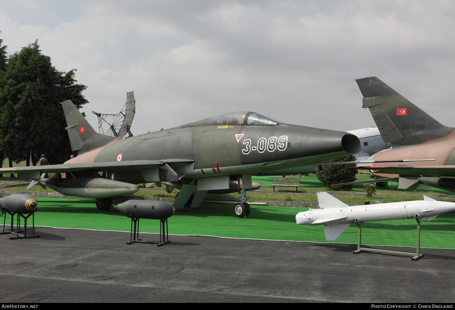 Aircraft Photo of 54-2089 | North American F-100C Super Sabre | Turkey - Air Force | AirHistory.net #489623