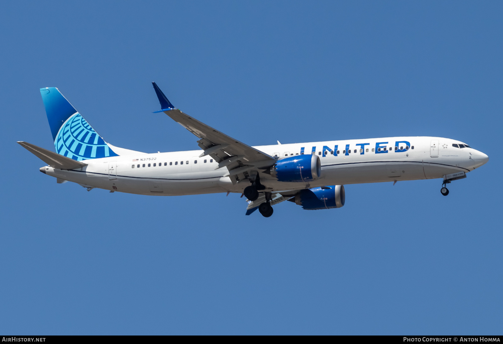 Aircraft Photo of N37522 | Boeing 737-9 Max 9 | United Airlines | AirHistory.net #489651