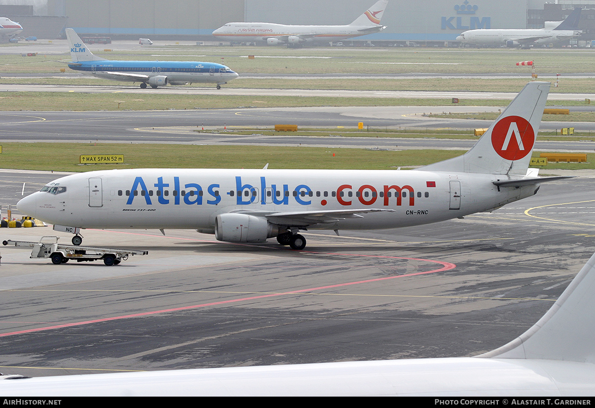 Aircraft Photo of CN-RNC | Boeing 737-4B6 | Atlas Blue | AirHistory.net #489660