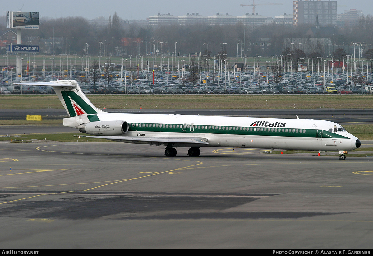 Aircraft Photo of I-DATO | McDonnell Douglas MD-82 (DC-9-82) | Alitalia | AirHistory.net #489684