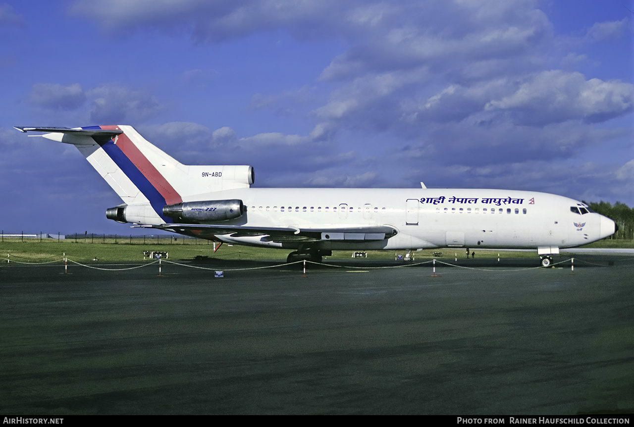 Aircraft Photo of 9N-ABD | Boeing 727-1F8 | Royal Nepal Airlines | AirHistory.net #489695