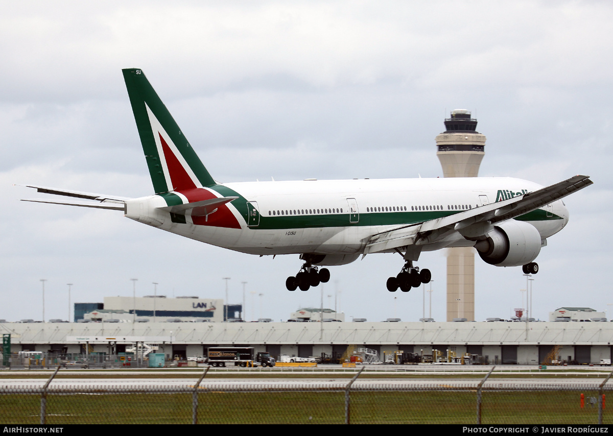 Aircraft Photo of I-DISU | Boeing 777-243/ER | Alitalia | AirHistory.net #489717