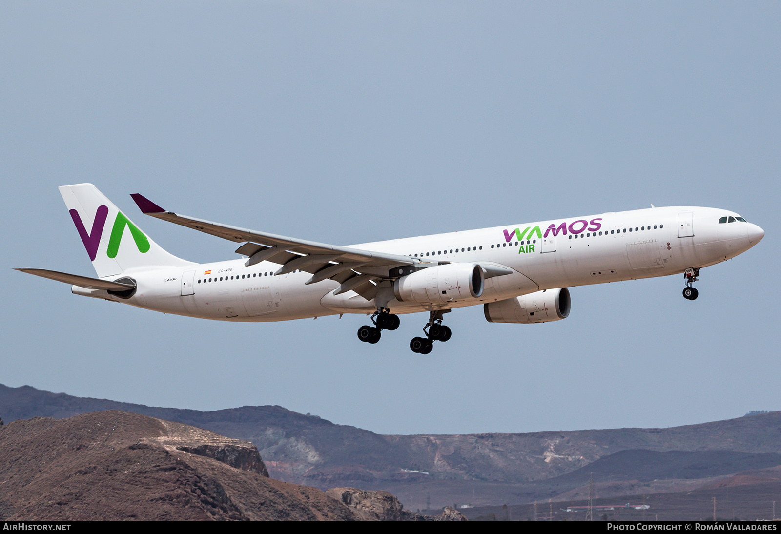 Aircraft Photo of EC-NOG | Airbus A330-343 | Wamos Air | AirHistory.net #489718