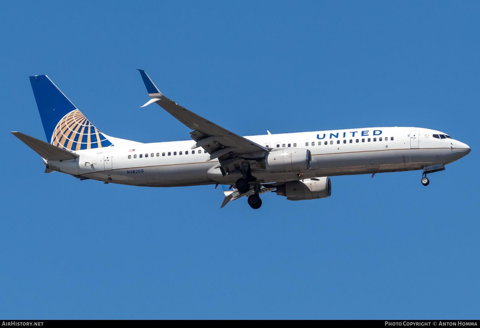 Aircraft Photo of N38268 | Boeing 737-824 | United Airlines | AirHistory.net #489752