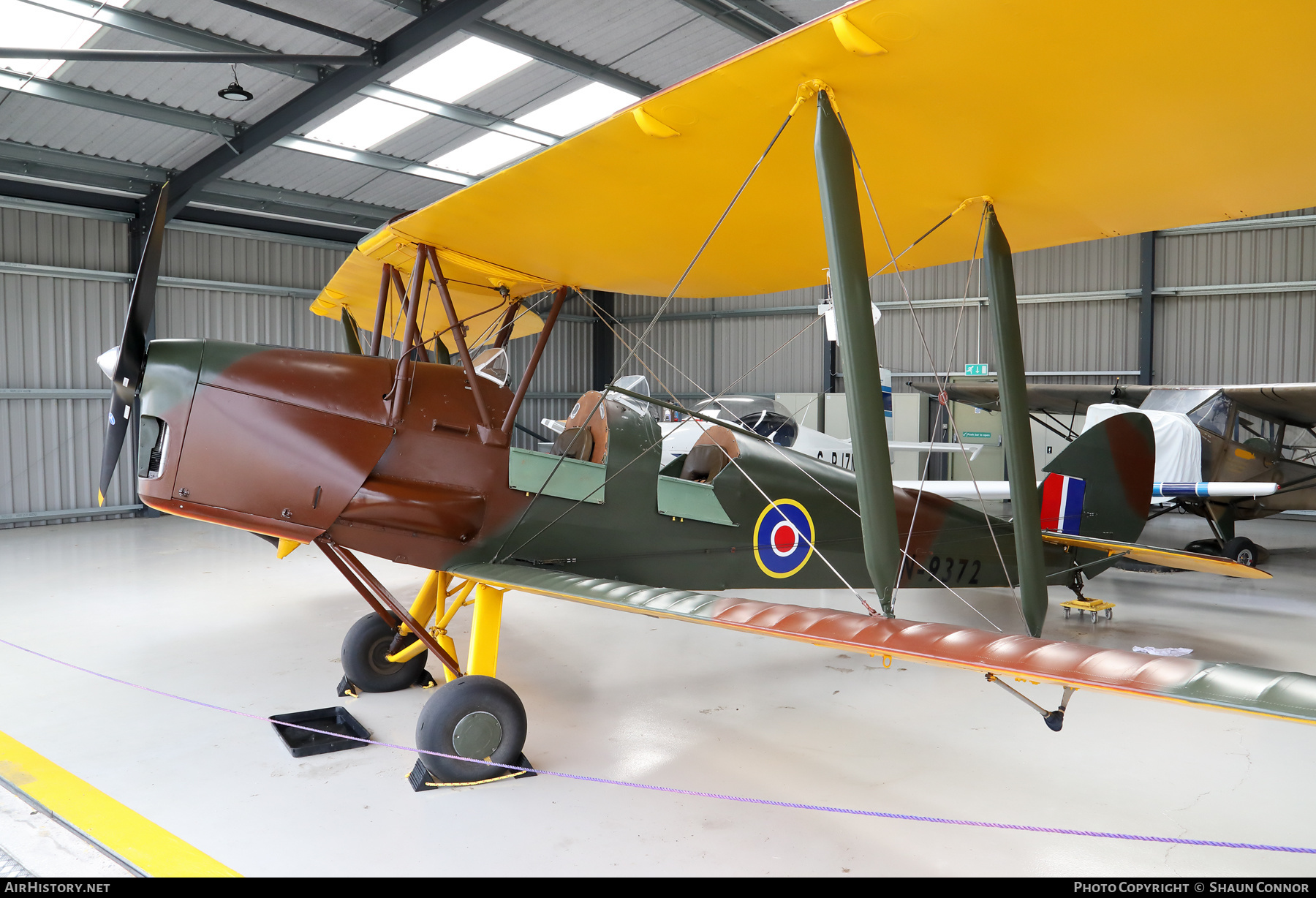 Aircraft Photo of G-ANHK / N9372 | De Havilland D.H. 82A Tiger Moth | UK - Air Force | AirHistory.net #489809