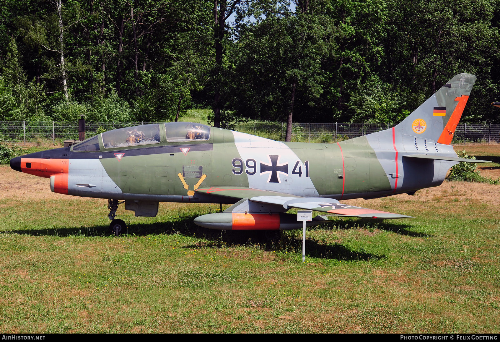 Aircraft Photo of 9941 | Fiat G-91T/3 | Germany - Air Force | AirHistory.net #489816