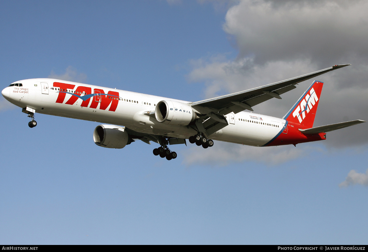 Aircraft Photo of PT-MUD | Boeing 777-32W/ER | TAM Linhas Aéreas | AirHistory.net #489833
