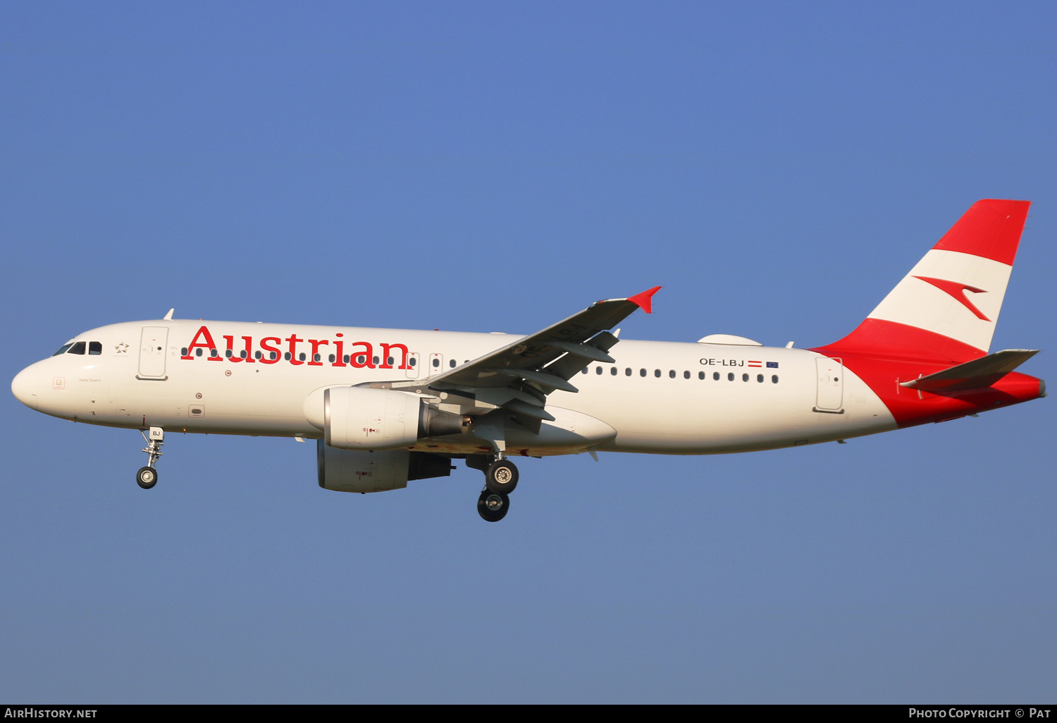 Aircraft Photo of OE-LBJ | Airbus A320-214 | Austrian Airlines | AirHistory.net #489852