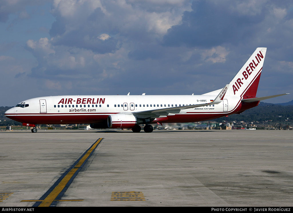 Aircraft Photo of D-ABBC | Boeing 737-86J | Air Berlin | AirHistory.net #489853