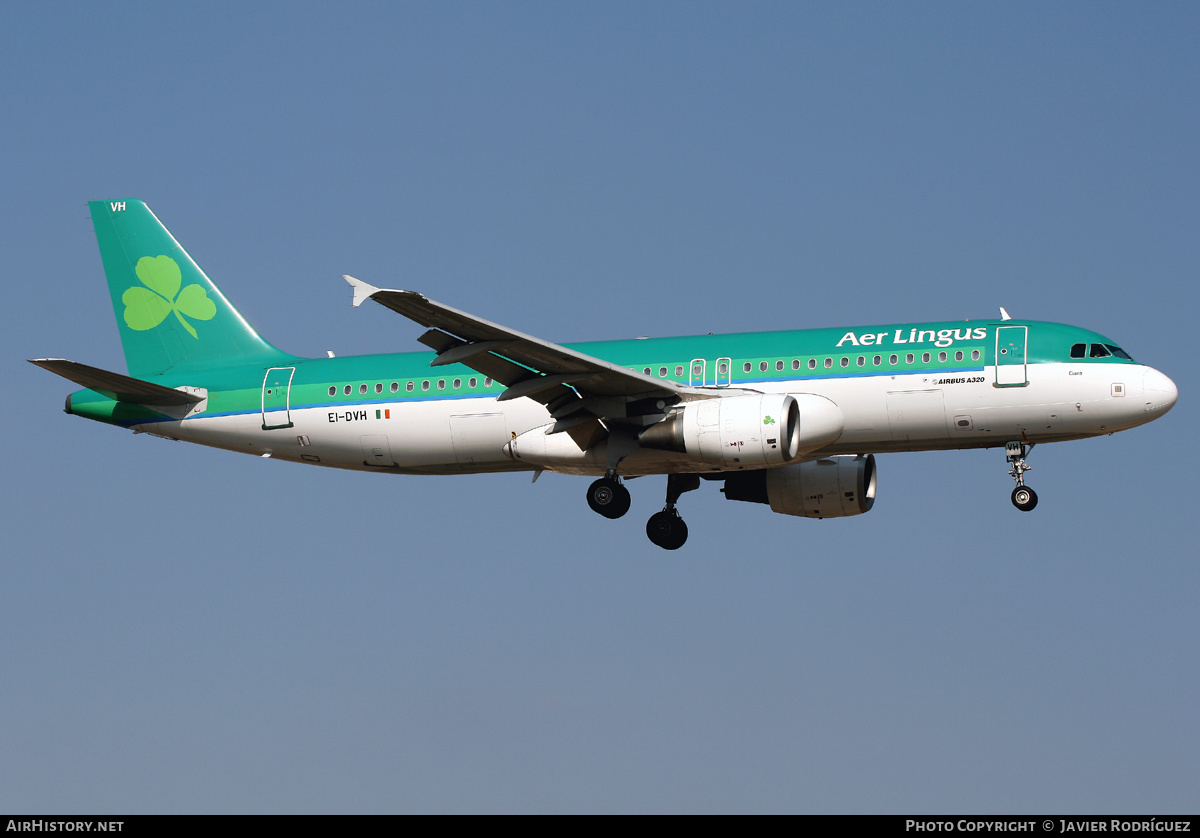 Aircraft Photo of EI-DVH | Airbus A320-214 | Aer Lingus | AirHistory.net #489856