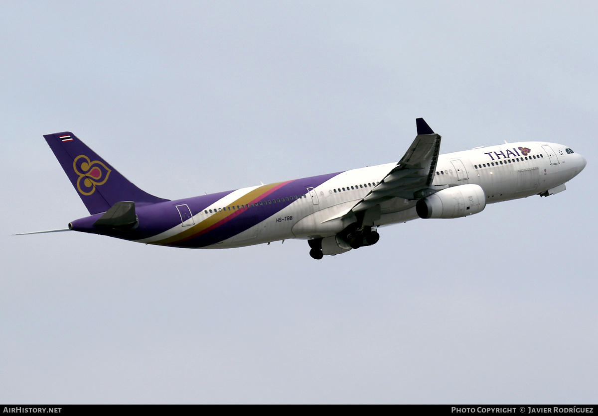 Aircraft Photo of HS-TBB | Airbus A330-343E | Thai Airways International | AirHistory.net #489863