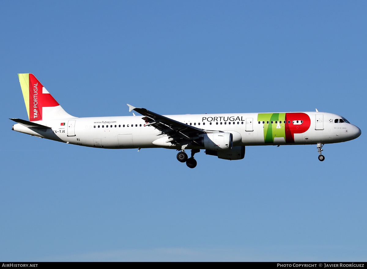 Aircraft Photo of CS-TJE | Airbus A321-211 | TAP Portugal | AirHistory.net #489873
