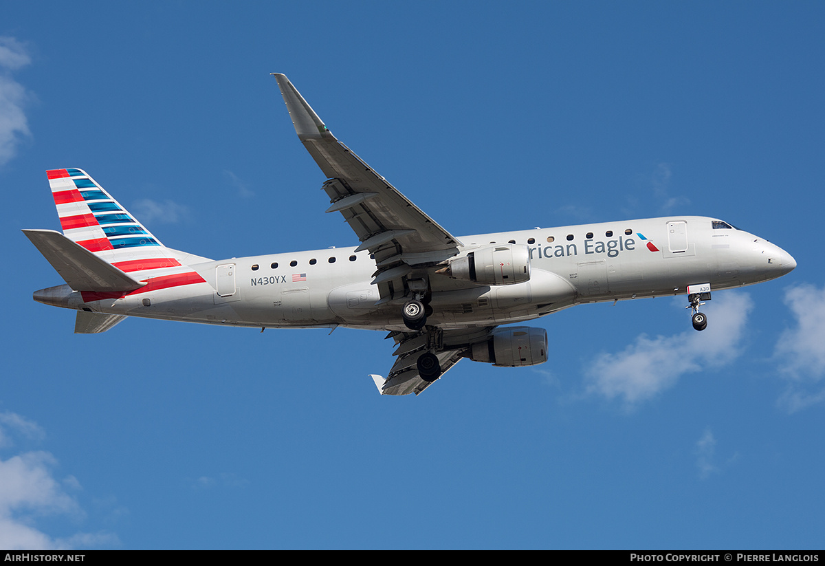 Aircraft Photo of N430YX | Embraer 175LR (ERJ-170-200LR) | American Eagle | AirHistory.net #489881