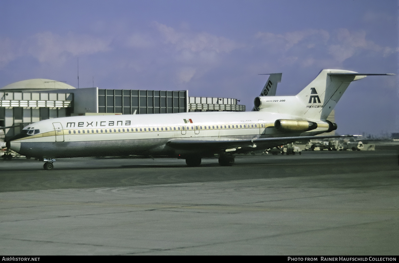 Aircraft Photo of XA-TAC | Boeing 727-264 | Mexicana | AirHistory.net #489887