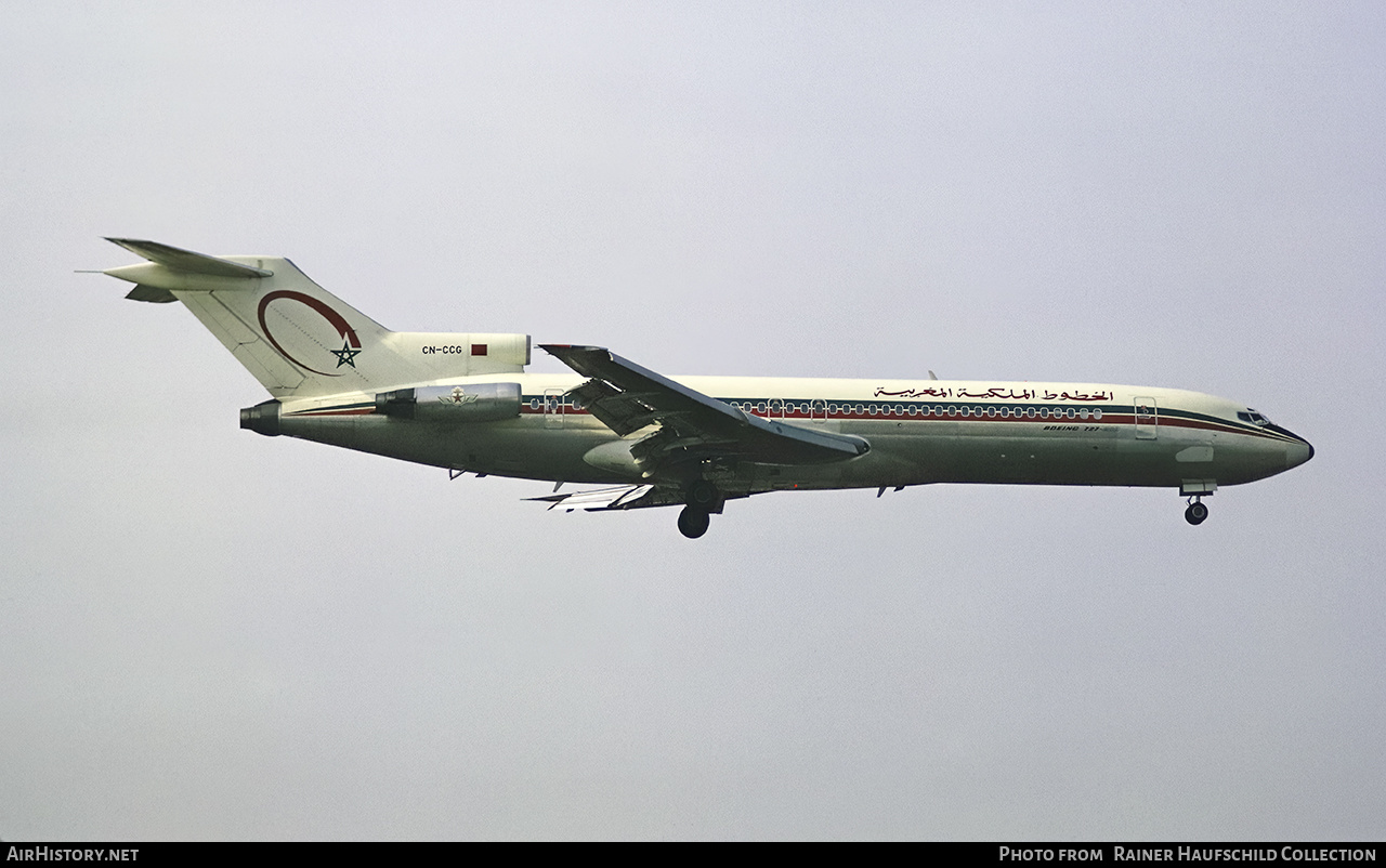 Aircraft Photo of CN-CCG | Boeing 727-2B6 | Royal Air Maroc - RAM | AirHistory.net #489888