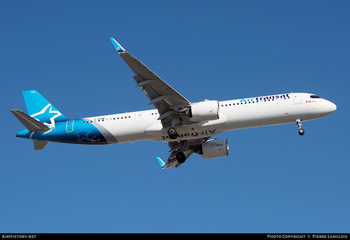 Aircraft Photo of C-GOIW | Airbus A321-271NX | Air Transat | AirHistory.net #489901