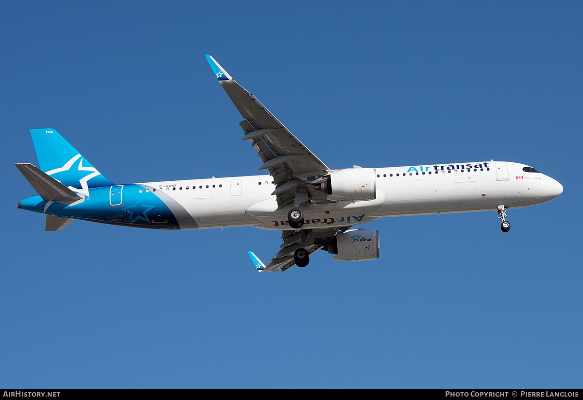 Aircraft Photo of C-GOIO | Airbus A321-271NX | Air Transat | AirHistory.net #489907