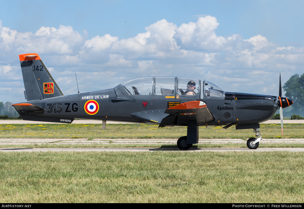 Aircraft Photo of N315ZG / 142 | Socata TB-30 Epsilon | France - Air Force | AirHistory.net #489935
