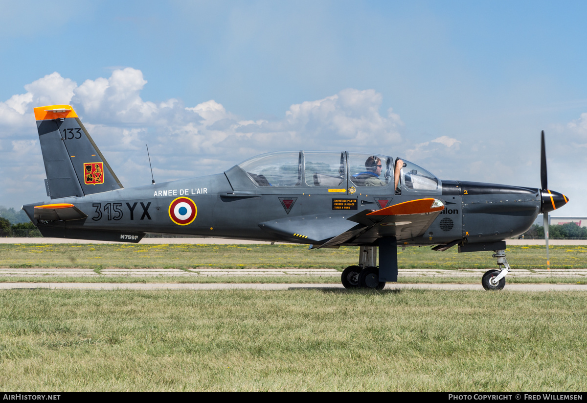 Aircraft Photo of N759F | Socata TB-30 Epsilon | France - Air Force | AirHistory.net #489937