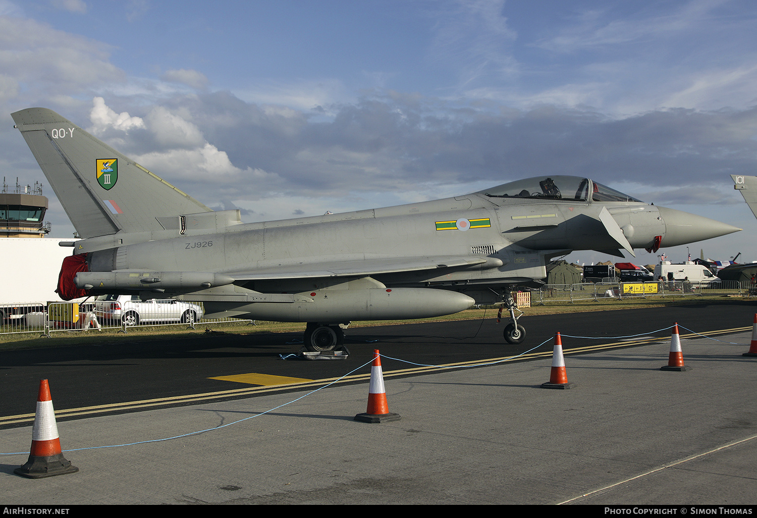 Aircraft Photo of ZJ926 | Eurofighter EF-2000 Typhoon FGR4 | UK - Air Force | AirHistory.net #489940