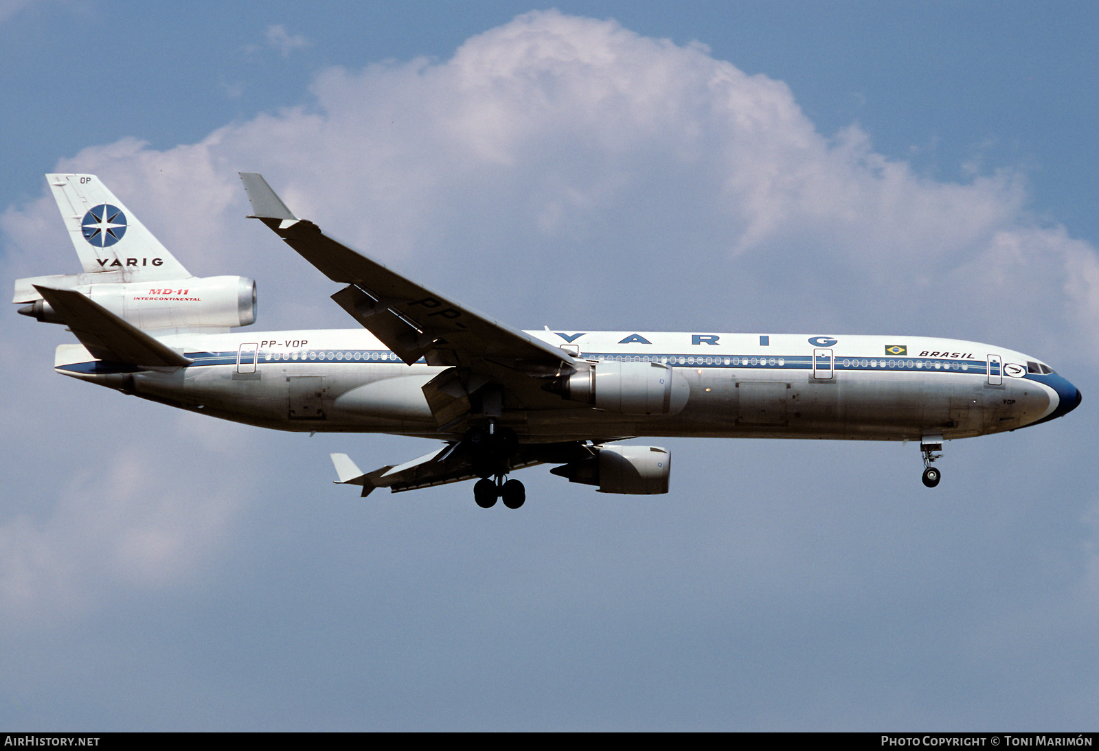 Aircraft Photo of PP-VOP | McDonnell Douglas MD-11 | Varig | AirHistory.net #489969